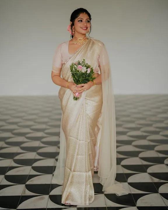 Rich pallu with allover zari weaving design saree  uploaded by DHANANJAY CREATIONS on 5/24/2023