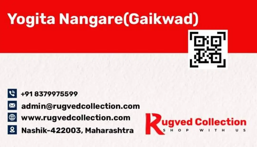 Visiting card store images of Rugved Paithani n silk Sarees
