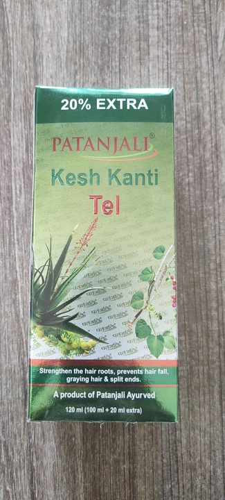 Patanjali Kesh Kanti Tel 120 ml MRP 140 uploaded by Usha Industries on 5/24/2023