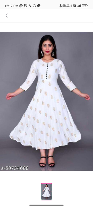 Long dress uploaded by Ux ecommarce garments factory on 5/24/2023