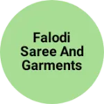 Business logo of Falodi saree and garments