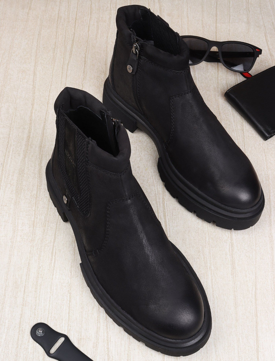 Men's laced Formals slip on leather Boots and shoes uploaded by Allen on 5/24/2023