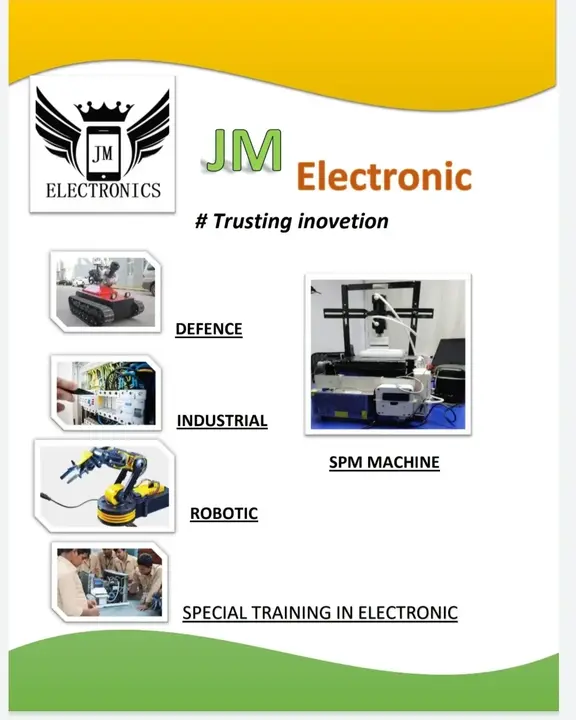 Visiting card store images of JM Electronic