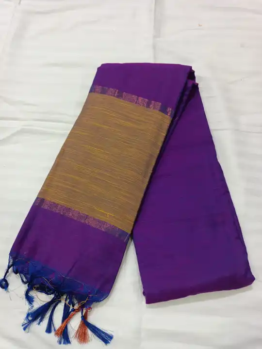 Soft Silk saree with blouse  uploaded by SHV Sh handloom on 5/24/2023