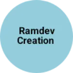 Business logo of Ramdev creation