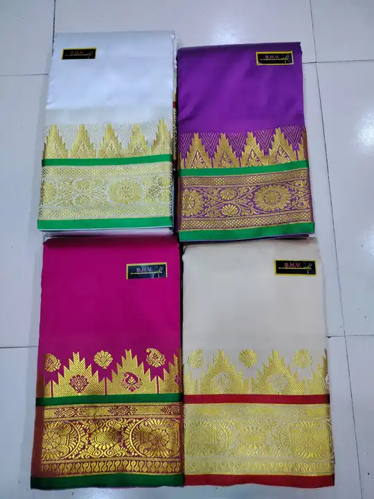Silk dhoti set uploaded by Radhika clothes on 5/24/2023