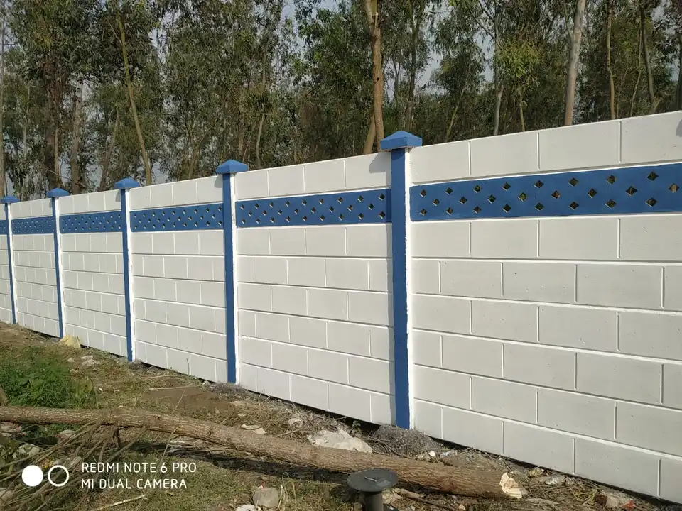 RCC cemented boundary wall  uploaded by ZN up sitapur precast boundary wall on 5/24/2023