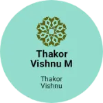 Business logo of Thakor vishnu m