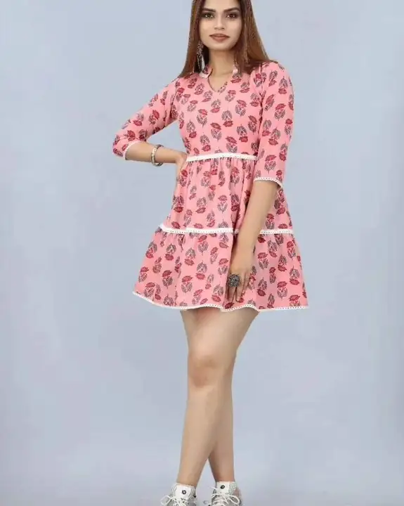 Cotton Tunic

-FABRIC: Ruby Cotton

-SIZE : S-36,M-38,L-40,XL-42

-LENGTH: Above Knee (upto 32 inche uploaded by Khichadi fashion on 5/24/2023
