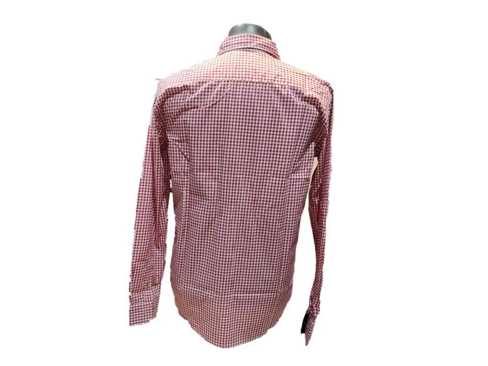 Red and white small check shirt  uploaded by Aime Fashion on 5/24/2023