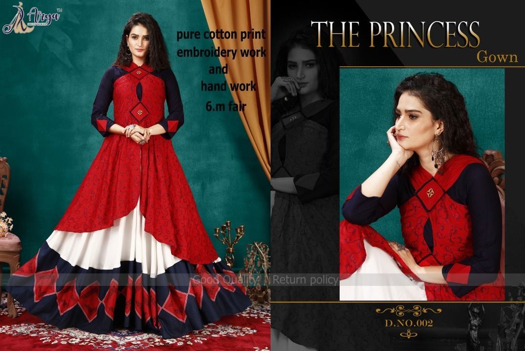 The princess desinger Gown uploaded by Dropshop India on 3/11/2021