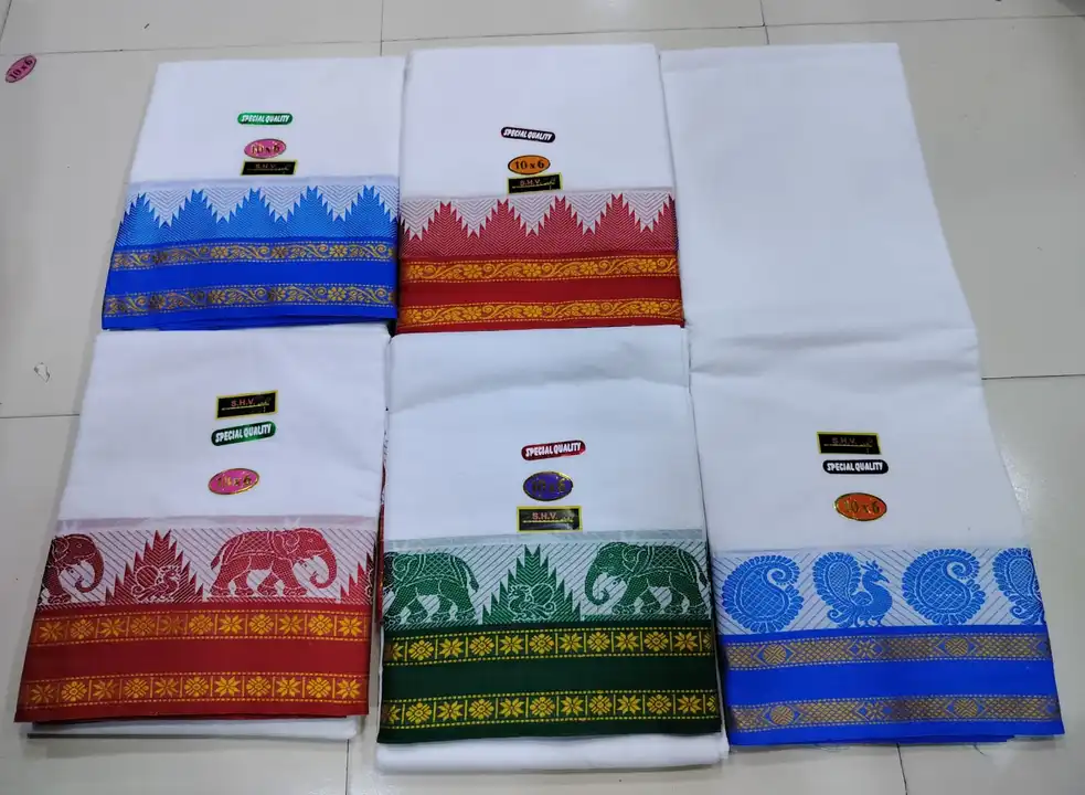 Pure cotton dhoti set and color white all available uploaded by Radhika clothes on 5/24/2023