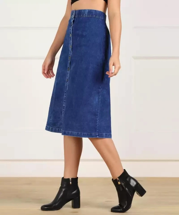 Trendy Denim Skirt uploaded by Bueno International on 5/24/2023