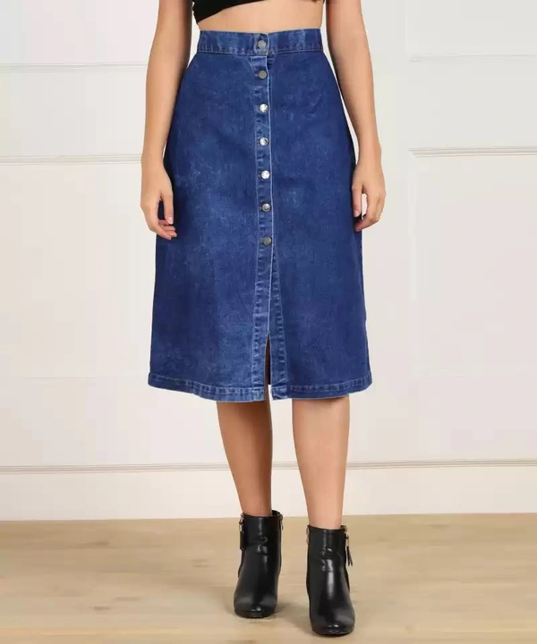 Trendy Denim Skirt uploaded by Bueno International on 2/27/2024