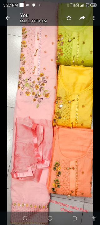 Cotton suit kapada uploaded by Ladies fashion suit cloth house readymade formal on 5/24/2023