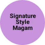 Business logo of Signature style magam