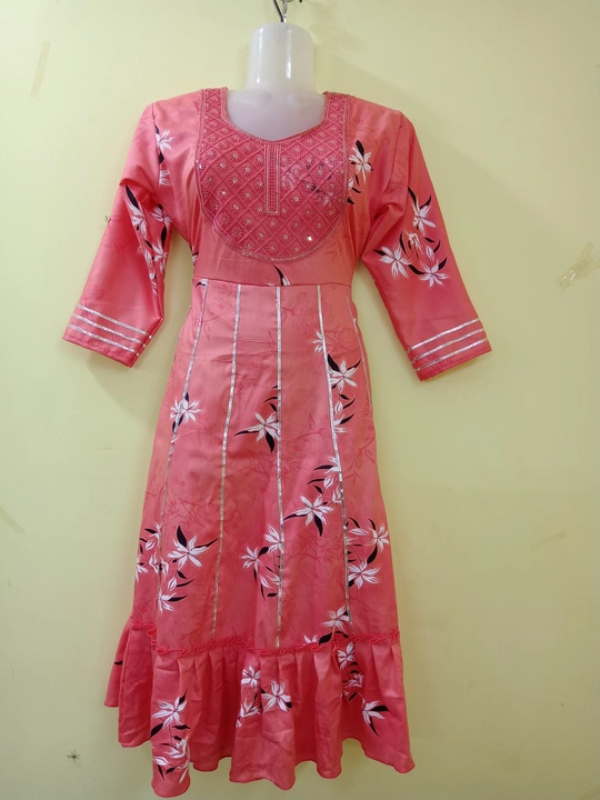 Reyane froke kurti  size. Xl uploaded by M.B Azhar dresses on 5/24/2023