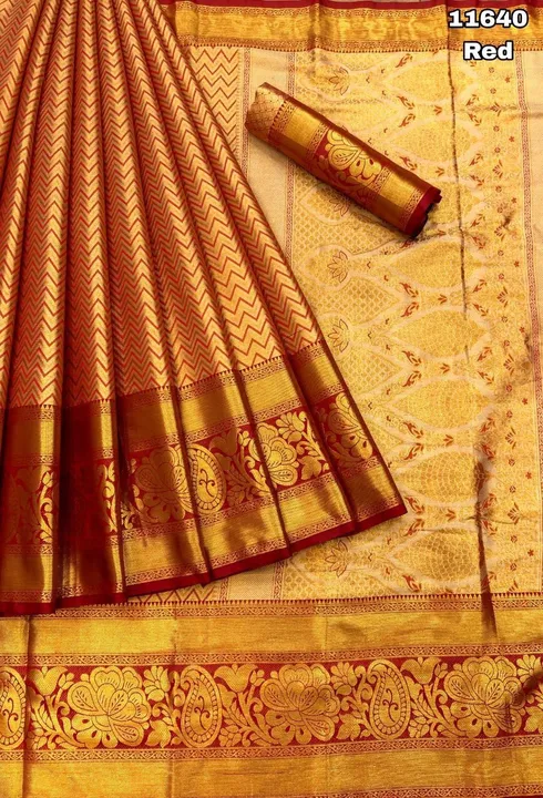 Kanjivaram pattu silk saree uploaded by VARDHAK COLLECTION  on 5/24/2023