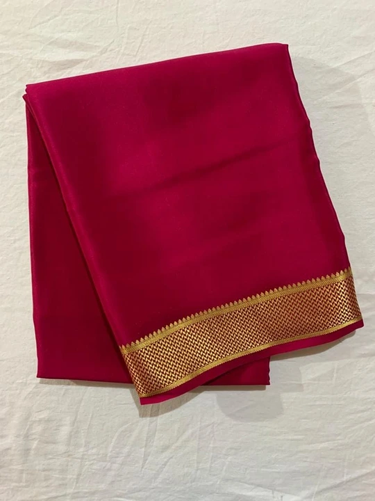 Semi Mysore silk saree uploaded by VARDHAK COLLECTION  on 5/24/2023