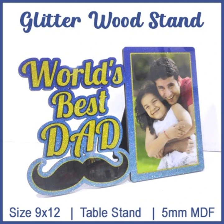 Glitter Art Father's Day Table Frame uploaded by BusinessJi.com on 5/24/2023