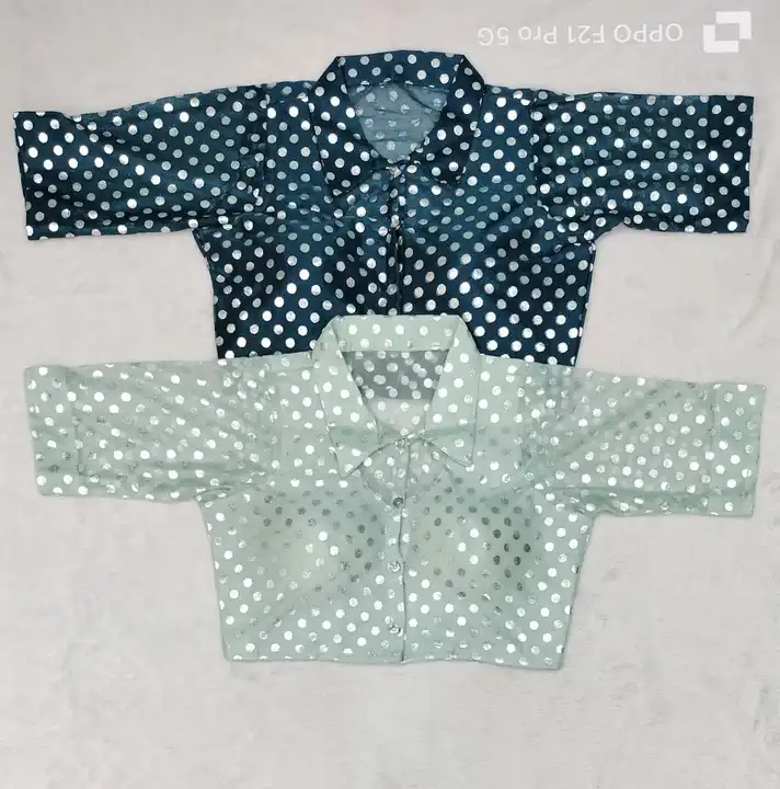  foil print blouse  uploaded by SANSKAR creation on 5/24/2023