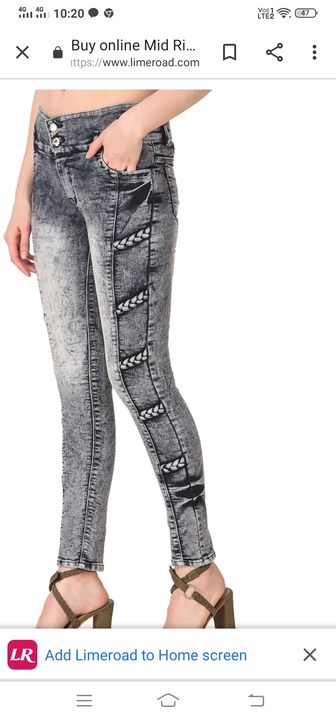 Ladies jeans chotiwala uploaded by business on 5/24/2023
