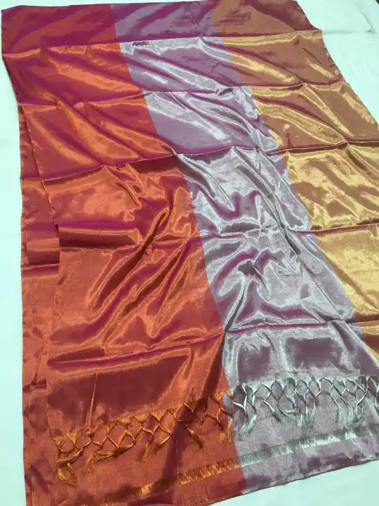 Chanderi handloom silk saree uploaded by Tanveer Chanderi Silk Saree on 5/24/2023