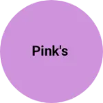 Business logo of Pink's