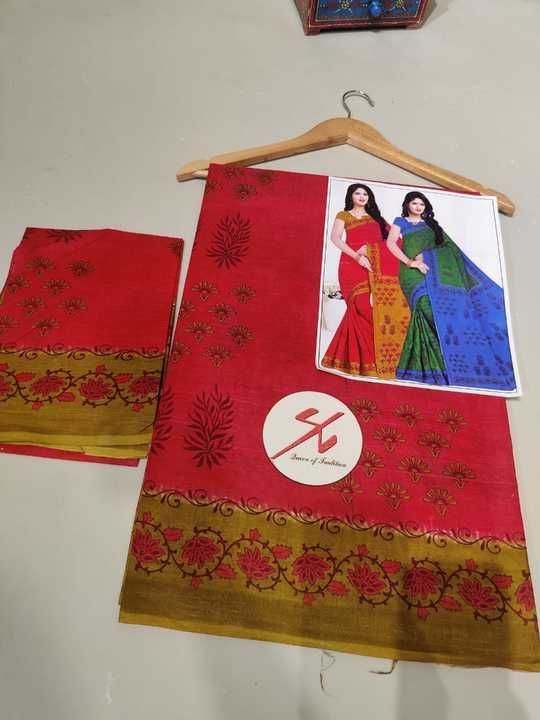 Post image 💞💞Fabric details--Pure cotton with allover kalamakari designs

💞💞 *Best quality Cotton sarees for this hot summer..*

💞💞 Hurry up..buy fast..