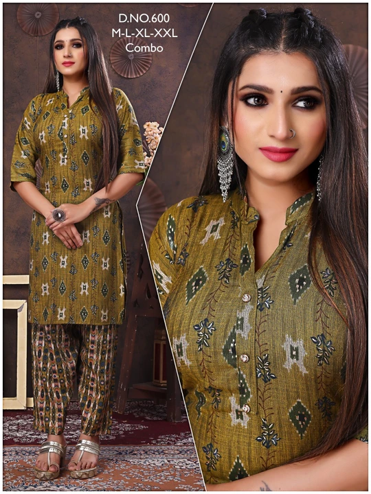Original capsule kurta paint
Size: L,xl
Rate:355/_ uploaded by Ridhi Sidhi Creation on 5/24/2023