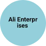 Business logo of Ali enterprises