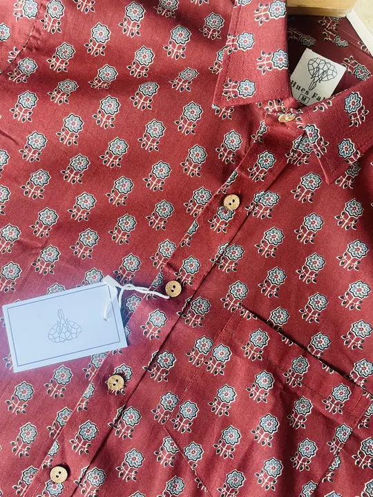 Sanganeri printed shirt uploaded by Huesfab clothing on 5/24/2023