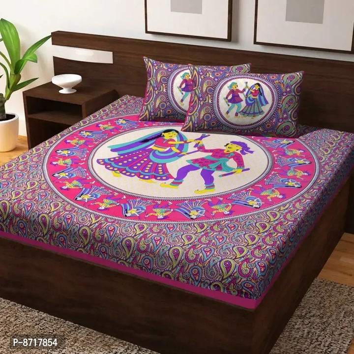 Cotton Bedsheets With 2 Pillow covers  uploaded by VAIBHAV COLLECTIONS on 5/24/2023