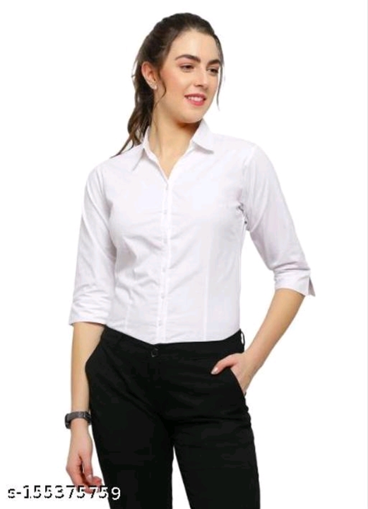 Women Formal Shirt for office outfit Western wear uploaded by IQQA AZZU FASHIONS on 5/24/2023