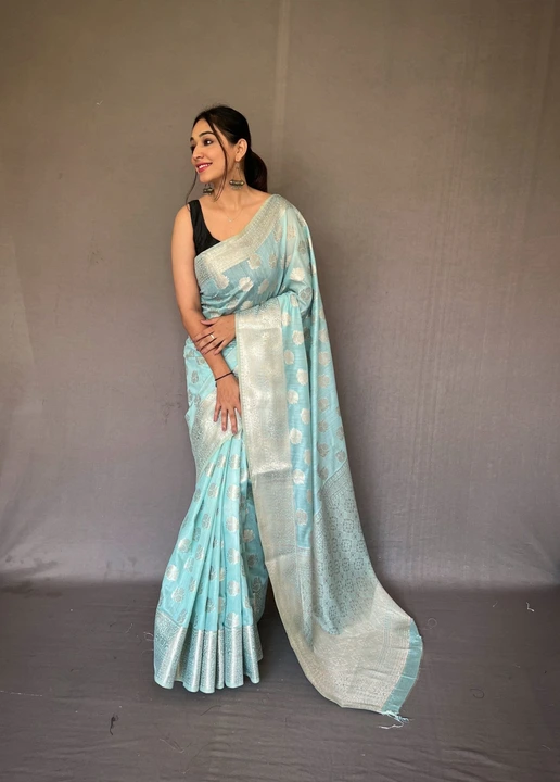 New trending saree uploaded by Maa Karni Fashion on 6/3/2024