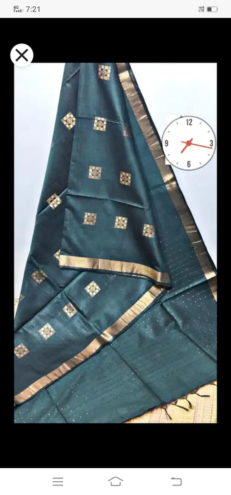 Pure Kota stepal saree  uploaded by Tussar ghicha silk saree  on 5/25/2023