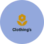 Business logo of Clothing's