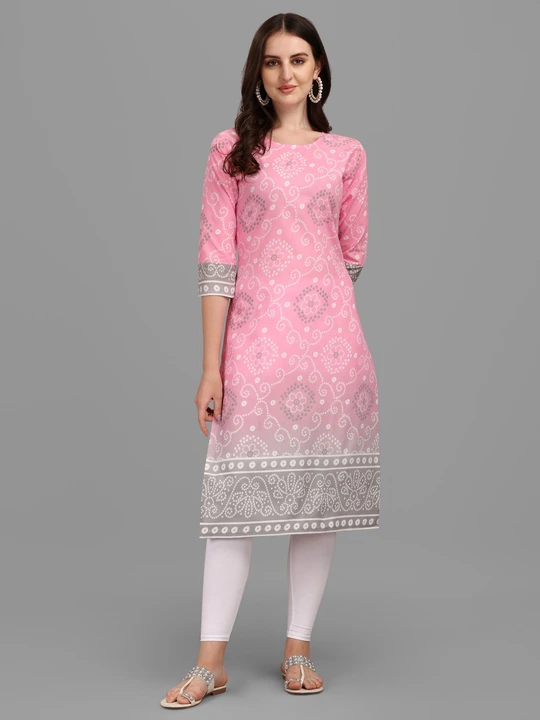 Cotton bandhani Kurti  uploaded by Ekveera Fashion on 5/25/2023
