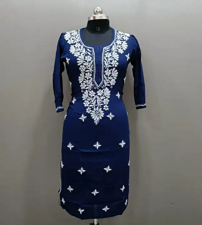 Kurti
Fabric reyon
Length 42
Size 38 to 46 
Ghass patti work uploaded by H.A Traders on 5/25/2023