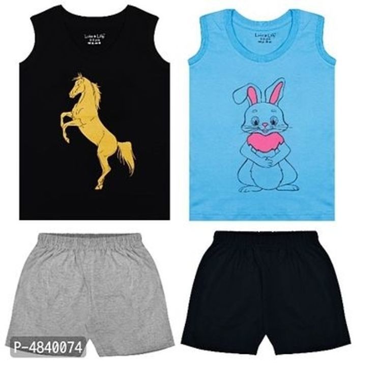 Product image of BOYS T-SHIRTS WITH SHORTS COMBO, price: Rs. 490, ID: boys-t-shirts-with-shorts-combo-b3b5119c