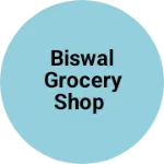 Business logo of Biswal grocery shop