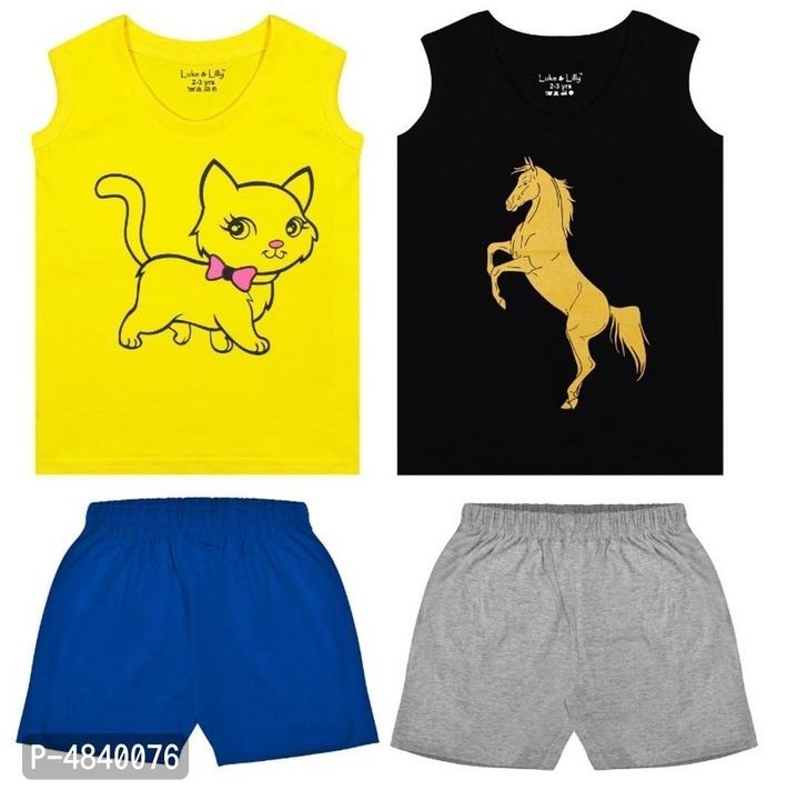 Product image of BOYS T-SHIRTS WITH SHORTS COMBO, price: Rs. 490, ID: boys-t-shirts-with-shorts-combo-603ac7eb