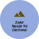 Business logo of Zakir Mobile nd electronic