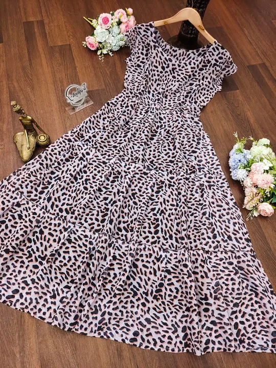 Leopard print Midi dress uploaded by Rang Bhoomi on 5/25/2023