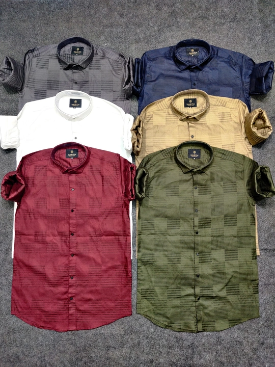 MEN'S TWILL COTTON DISCHARGE PRINTED SHIRTS FOR WHOLESALE BY HARITHWEAR  uploaded by Siddhi Garments on 5/25/2023