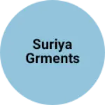 Business logo of SURIYA GRMENTS