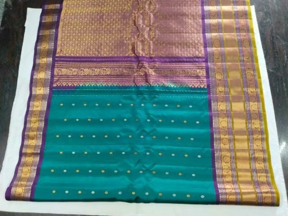Gadwal silk saree uploaded by Pavan Handloom on 5/25/2023