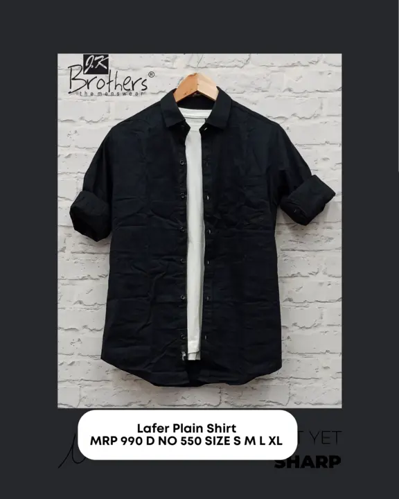 Men's Lafer Cotton Palin Shirt  uploaded by Jk Brothers Shirt Manufacturer  on 5/25/2023