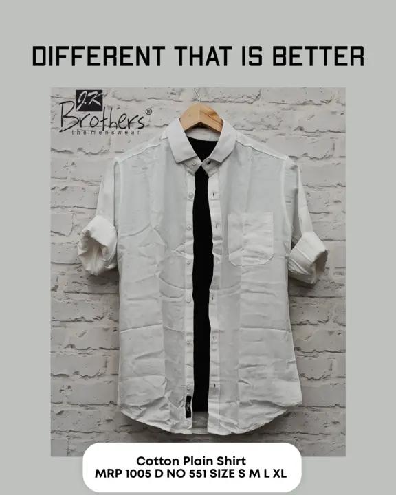 Men's Cotton Plain Shirt  uploaded by Jk Brothers Shirt Manufacturer  on 5/25/2023