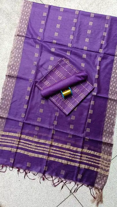 Handloom katha weaving suit dress metarial  uploaded by Peehu handloom  on 5/25/2023